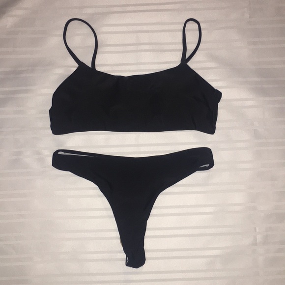 LAST 1 LARGE! New Womens Sexy Bandage Thong Bikini - Picture 5 of 8